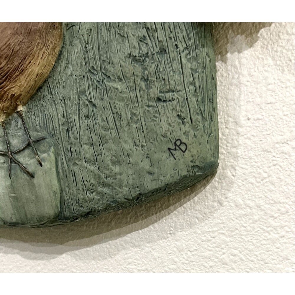 Vintage Hallmark Marjolein Bastin Resin House Wren Birdhouse Wall Decor - Picture 2 of 5